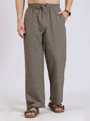 Gray Green Straight-Fit Pyjama